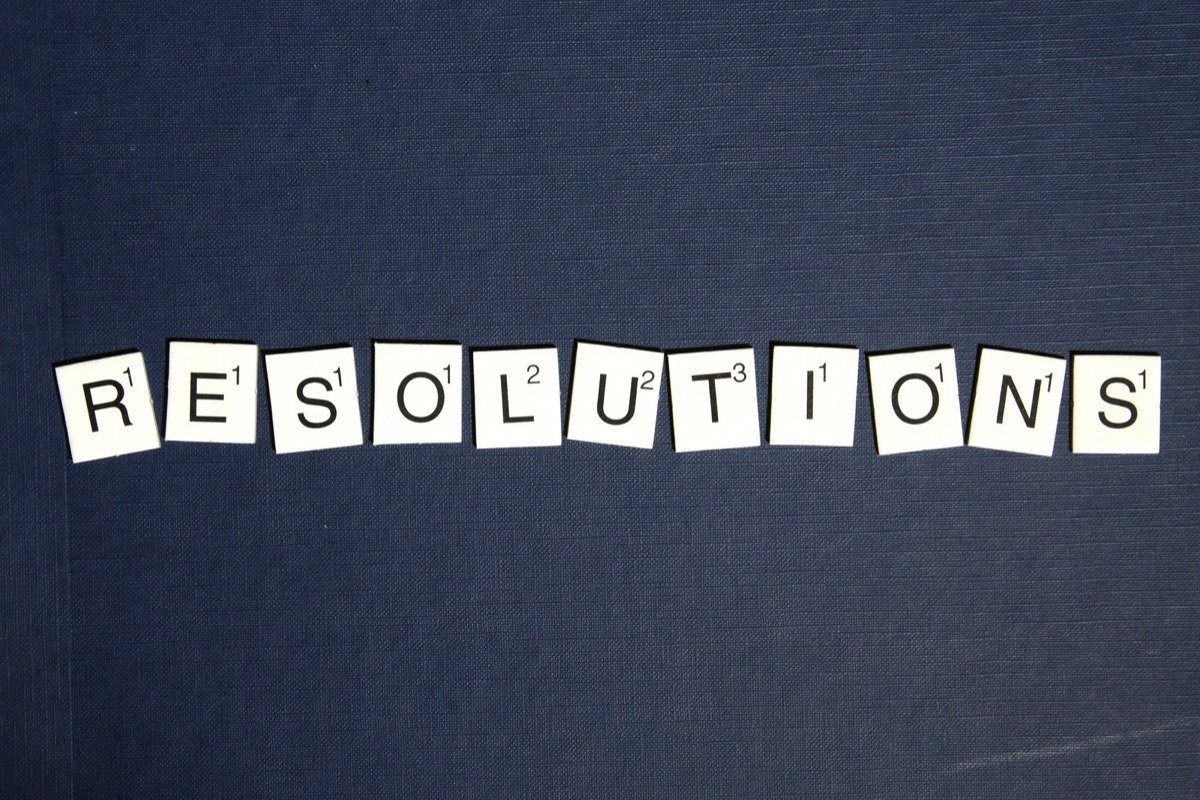 My New Year's Resolutions for 2021